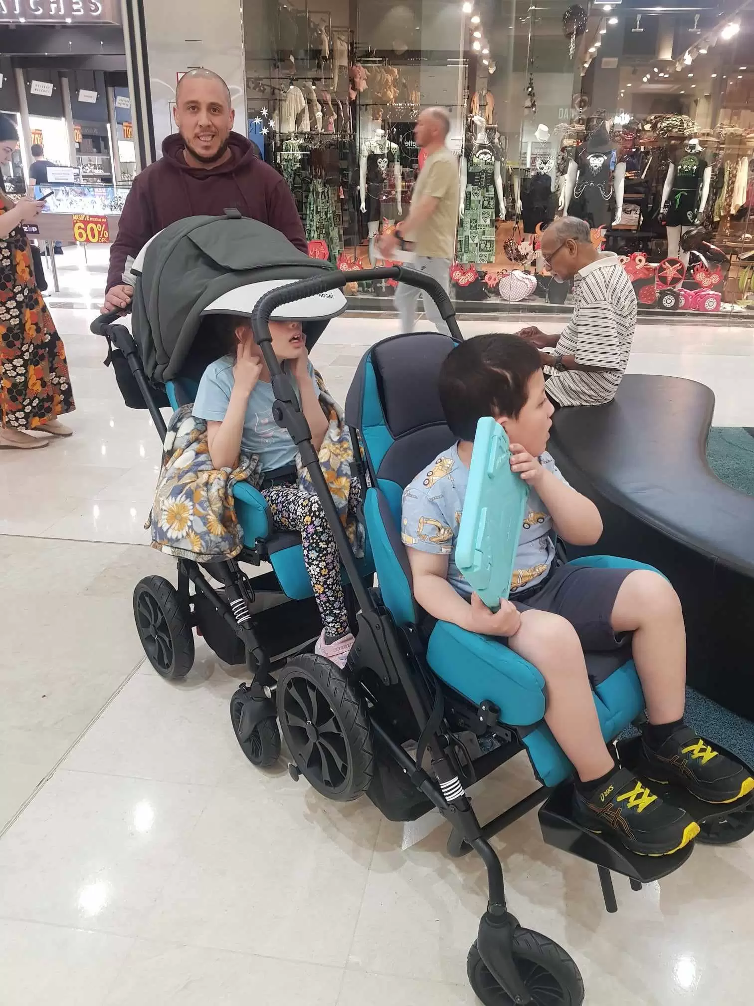 Variety grant disability stroller for 2 kids